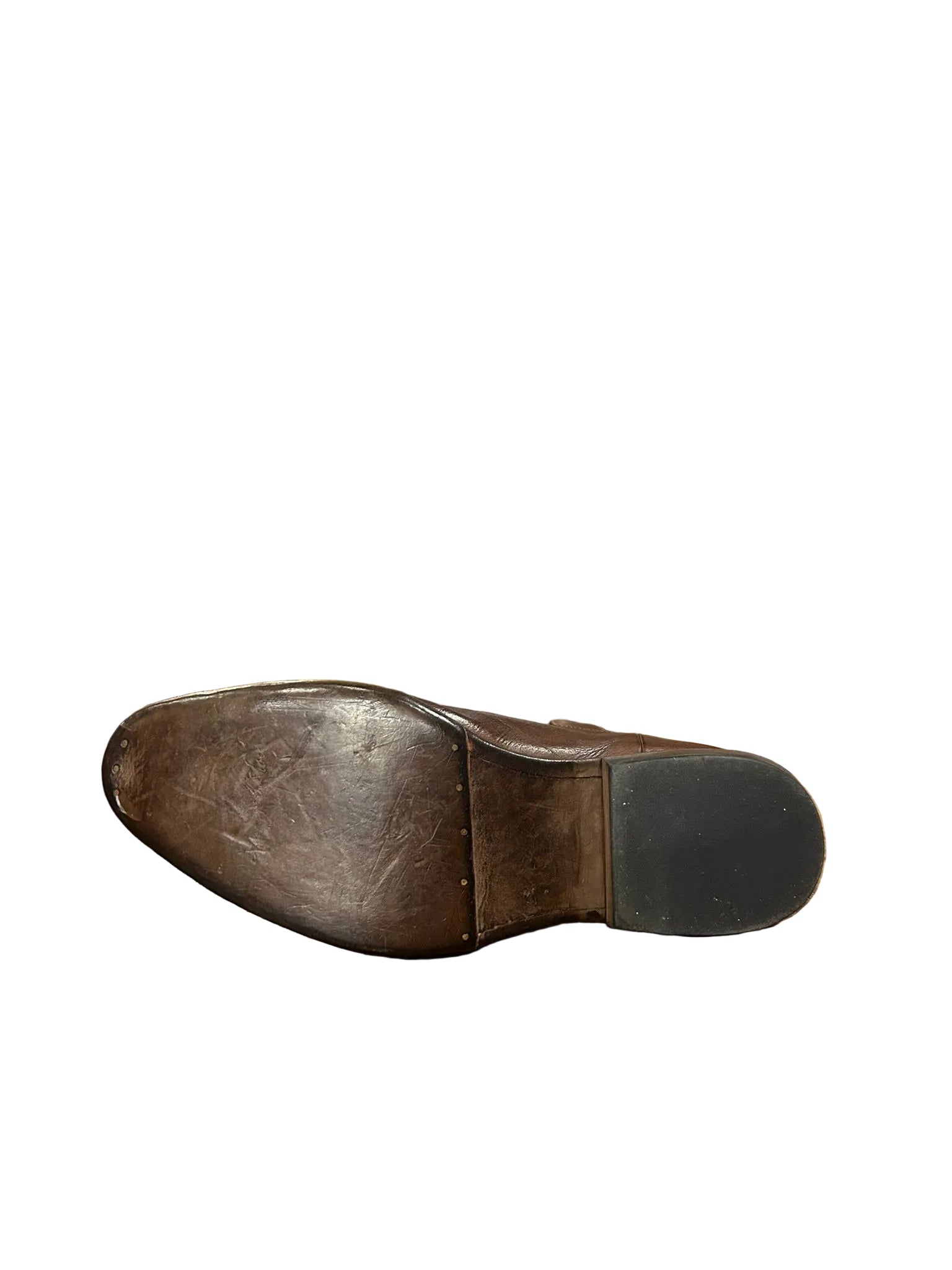 Men's Buffalo Leather Texan Boots by Pelletteria Allegrini Filippo E450 Cerro