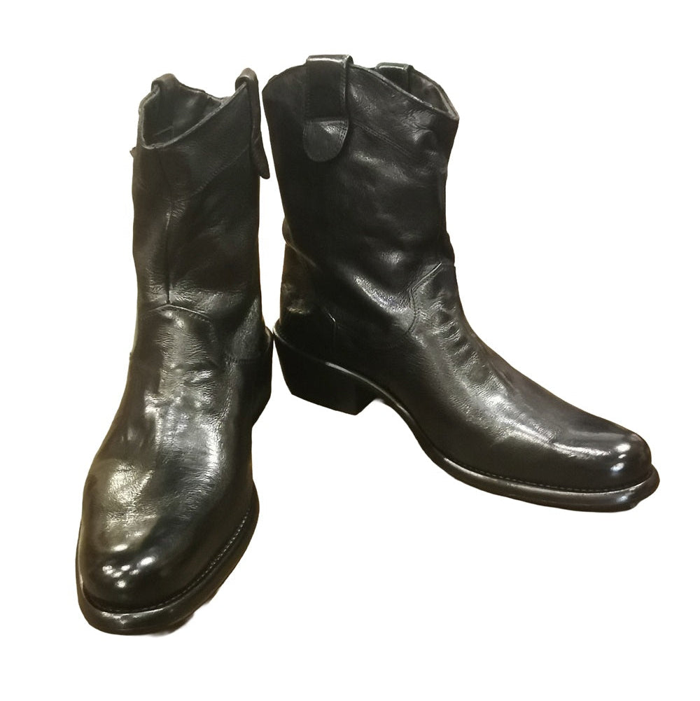 Buffalo Leather Texan Man Filippo Allegrini Leather Goods E450 Black