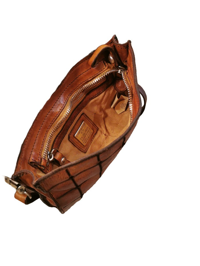 Tracolla Acacia in pelle Campomaggi C040640ND-X2733 cognac