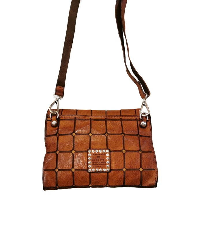 Leather Cross-body bag Acacia Campomaggi C040640ND X2733 cognac