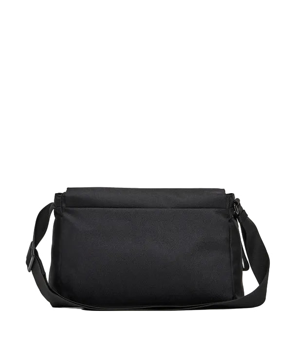 Fabric Shoulder Bag with Flap Mandarina Duck MD P10QMT28 Black