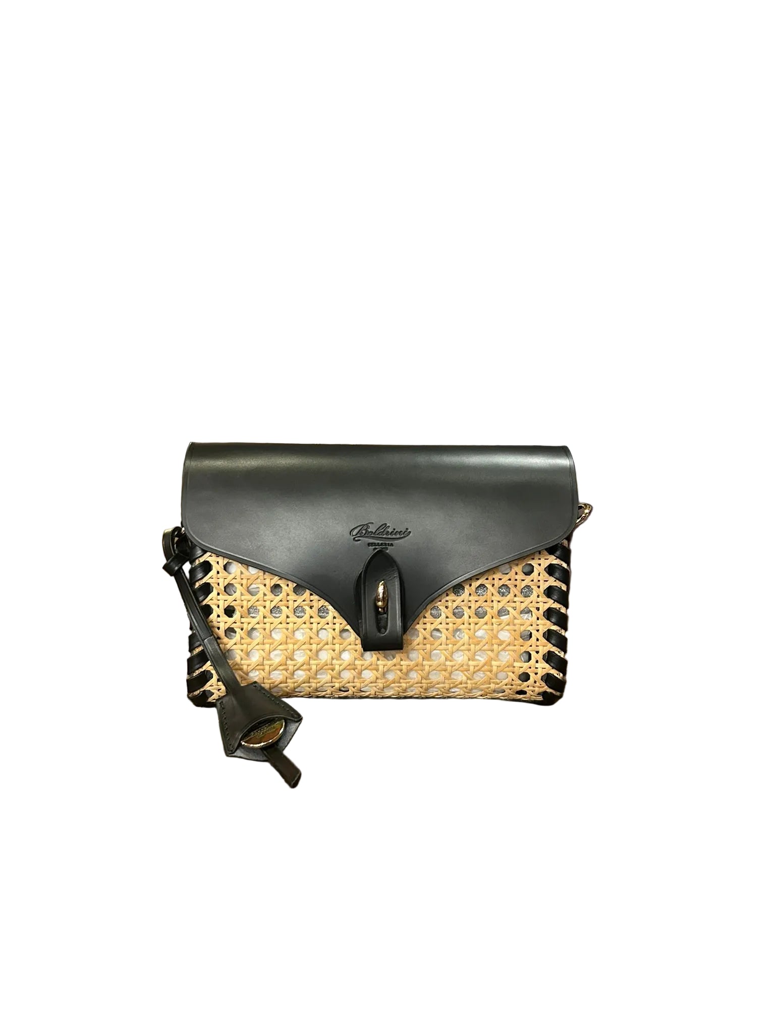 Tracolla di Rafia Vienna Boldrini 05371 nero