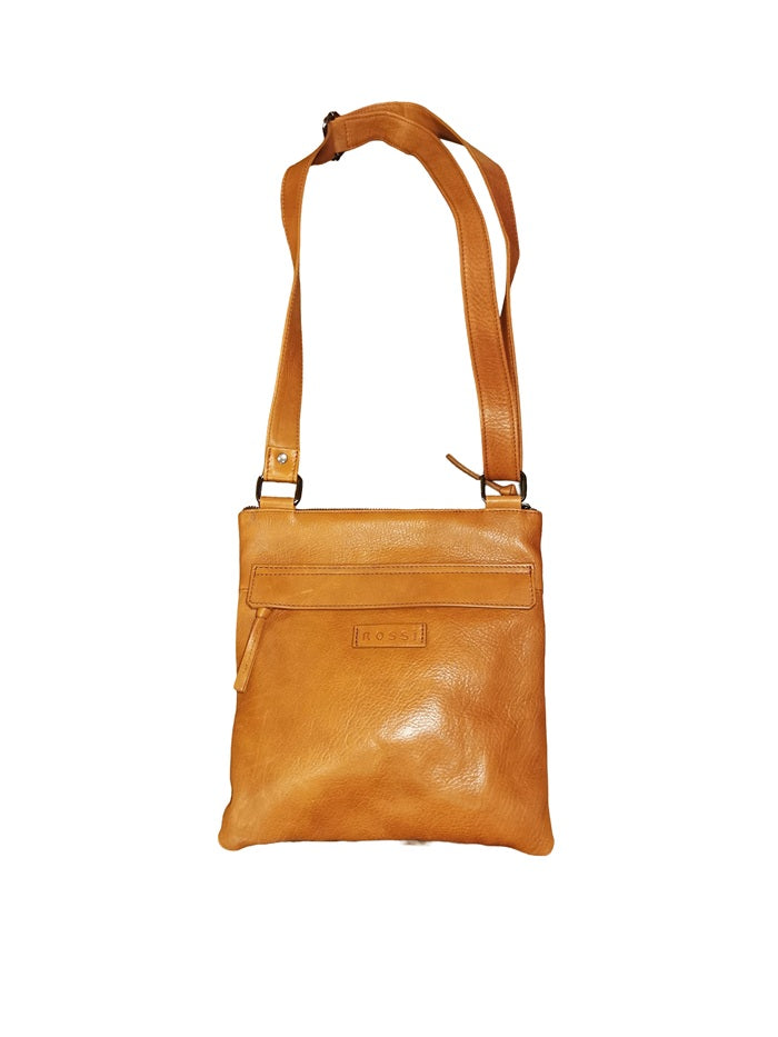 Tracolla in pelle Bruno Rossi R25/G Cuoio