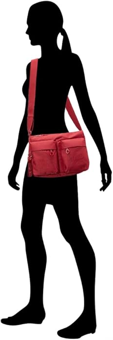Fabric Shoulder Bag MD20 Mandarina Duck P10QMTT5 Cherry Tomato