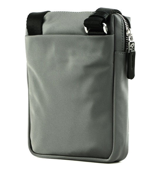 Fabric Shoulder Bag Hunter Mandarina Duck P10vct31 Smoked Pearl