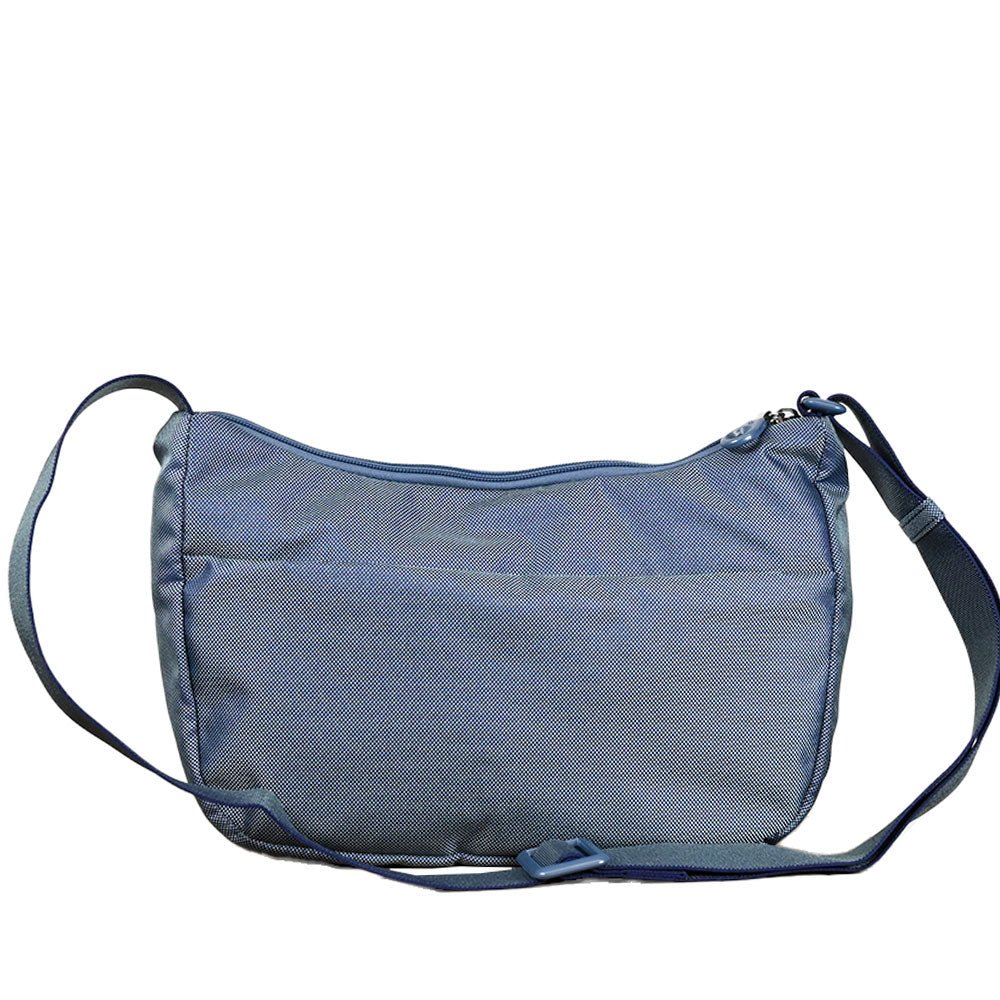 Tracolla in tessuto MD20 Mandarina Duck P10QMT30 Blue wing - Pelletteria Allegrini