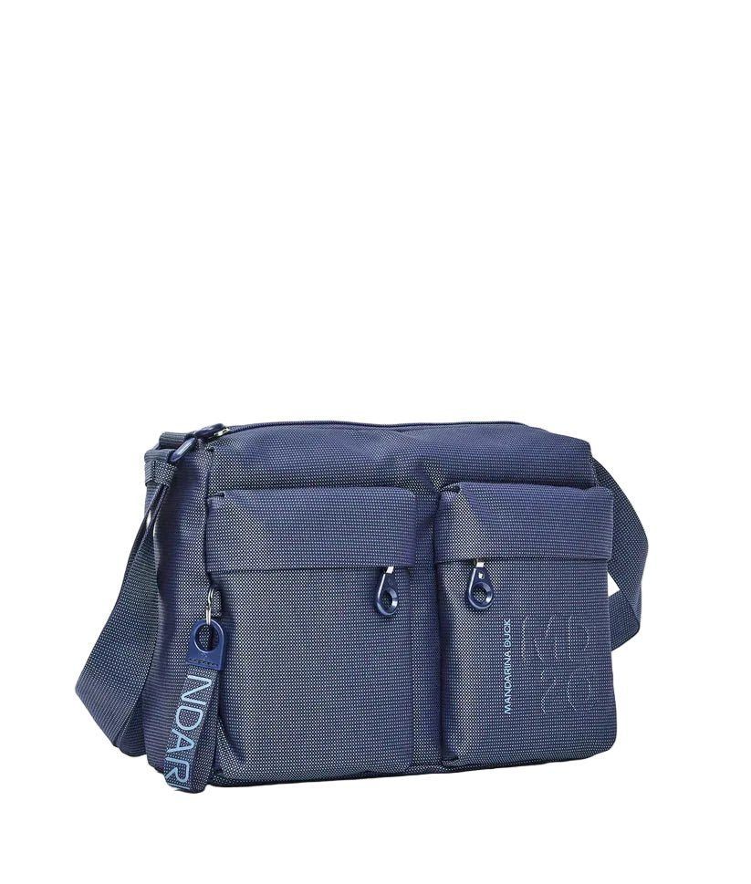 Tracolla in tessuto MD20 Mandarina Duck P10QMTT5 Deep blue - Pelletteria Allegrini