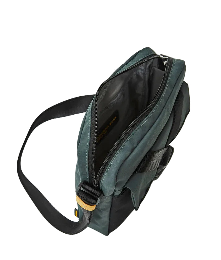 Fabric shoulder bag Y-lite Mandarina Duck Y-lite P10OWT02 Pine green