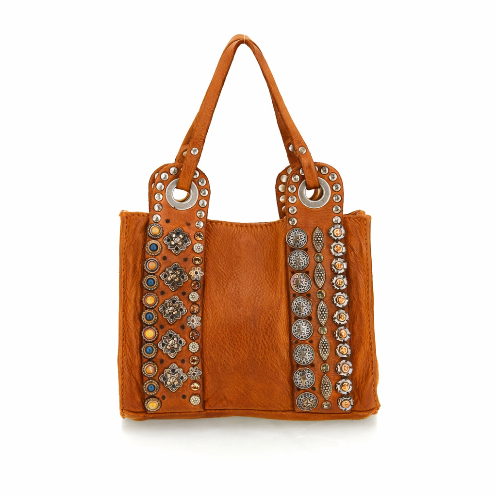 Shoulder Leather Bag Forte dei Marmi-Dafne Campomaggi C033700ND X2983 Cognac