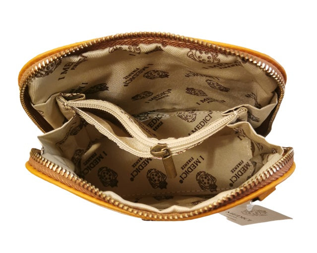 Leather Shoulder Bag I Medici 63/298 Yellow