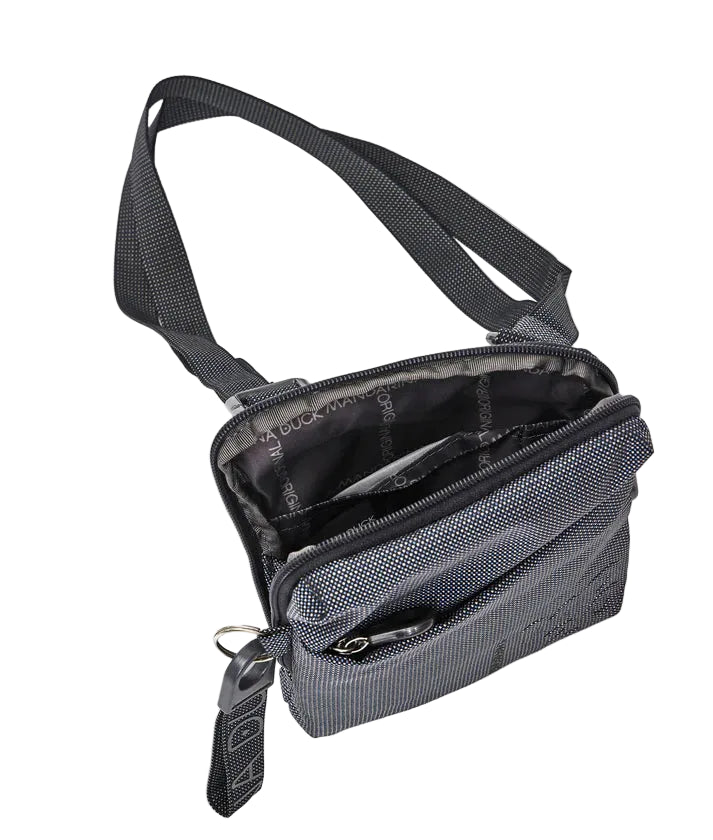 Small shoulder bag in fabric MD20 Mandarina Duck P10QMMN6 Steel