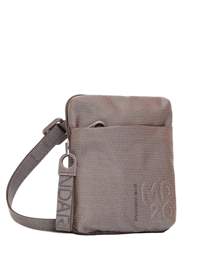Small shoulder bag in fabric MD20 Mandarina Duck P10QMMN6 Taupe