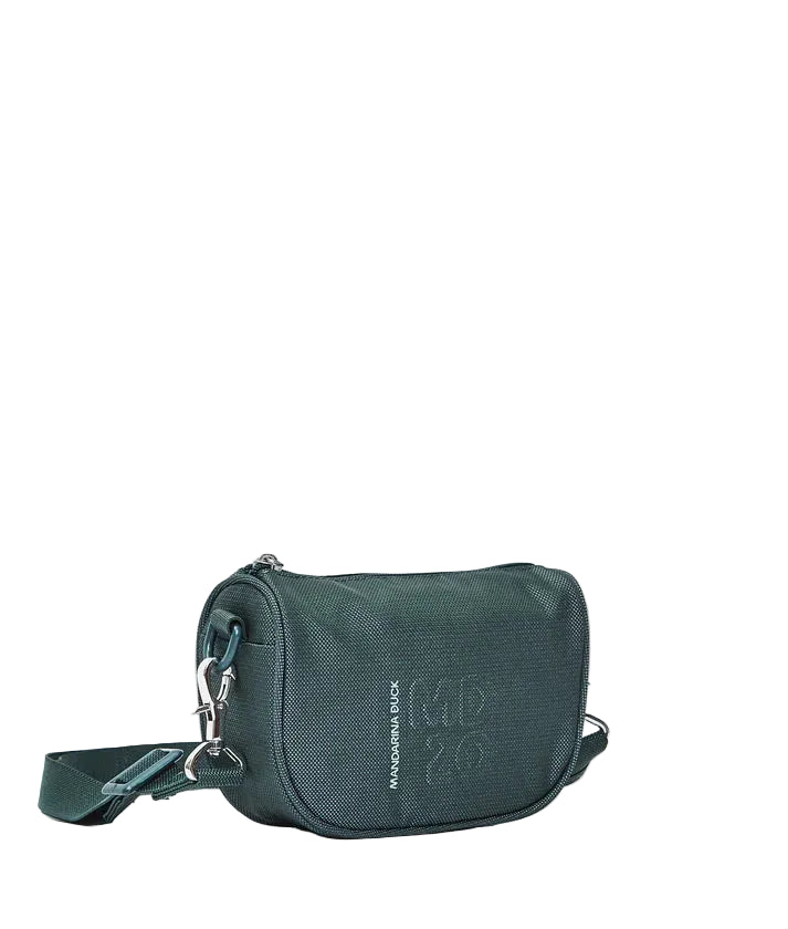 Mini shoulder bag in MD Mandarina Duck fabric P10QMT54 Pine green