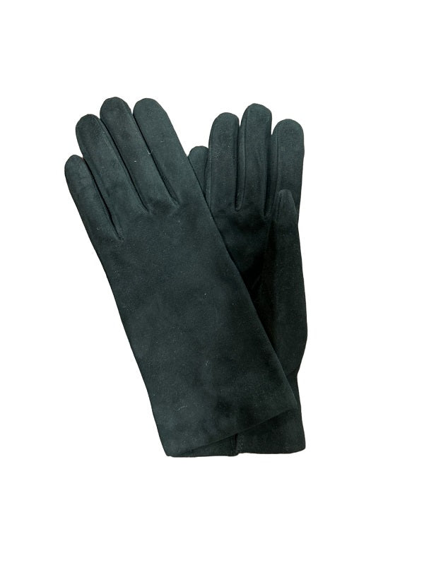 Guanto donna in pelle scamosciata pelletteria allegrini g300 verde bottiglia