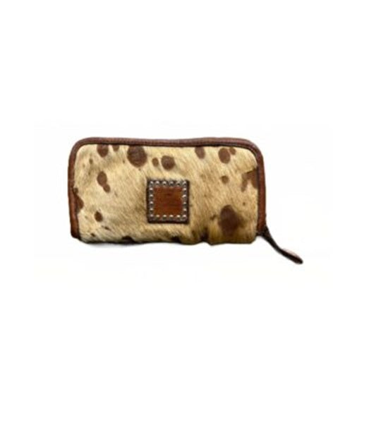 Portafoglio Diaspro in pelle Campomaggi C000100ND X2396 cognac