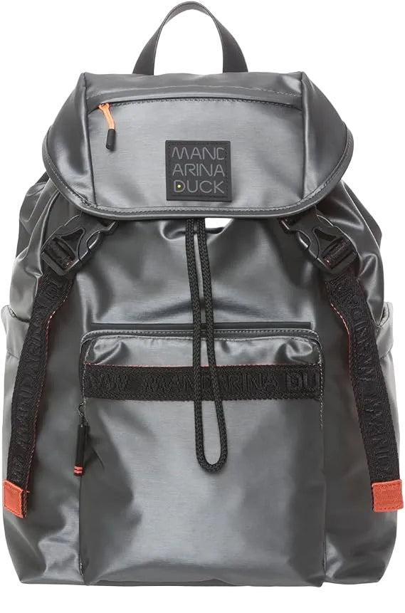 Zaino grande in tessuto Warrior Mandarina Duck P10CXT02 Gun metal