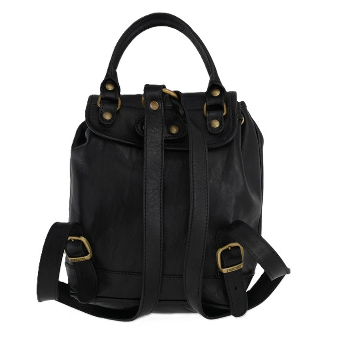 Zaino in cuoio I Medici 63/6500 Nero