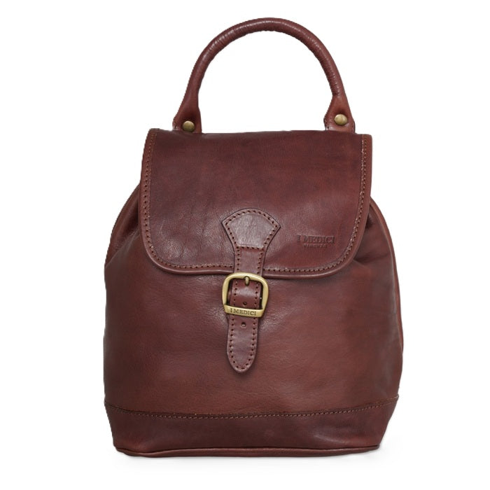 Zaino in cuoio I Medici 63/6500 Testa di moro