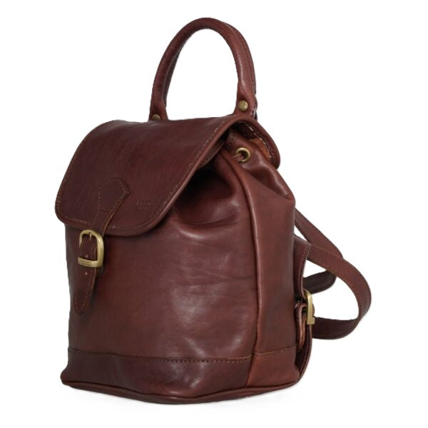 Zaino in cuoio I Medici 63/6500 Testa di moro