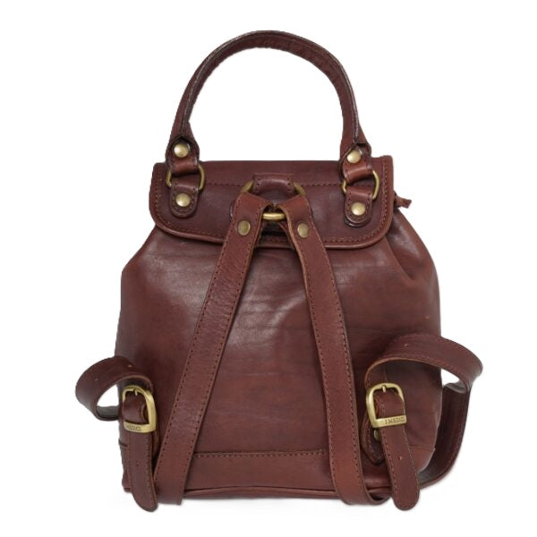 Leather Backpack I MEDICI 63/6500 Dark Brown