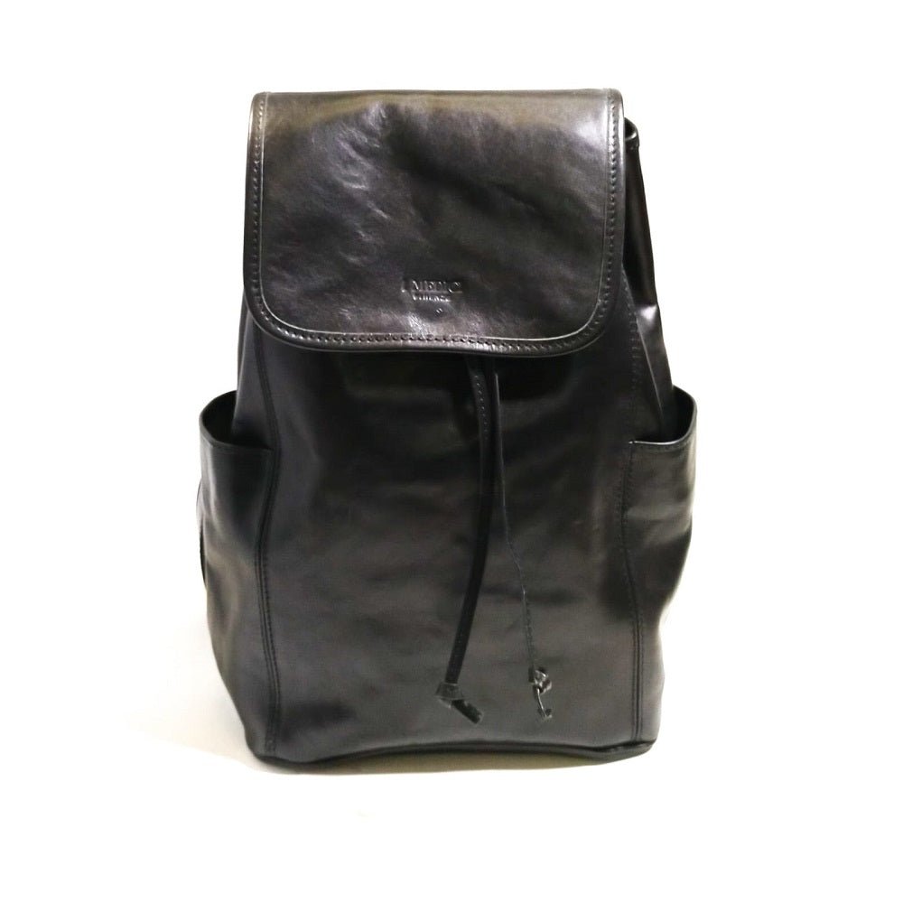 Zaino in cuoio I Medici 63/6000 Nero - Pelletteria Allegrini