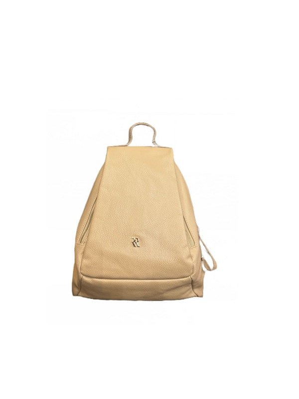 Zaino in pelle martellata Bruno Rossi ML228 Biscotto - Pelletteria Allegrini