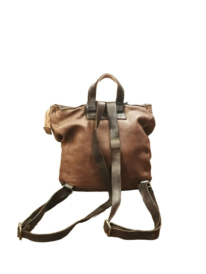 Zaino in pelle Pelletteria Allegrini Filippo 1502 Bruciato