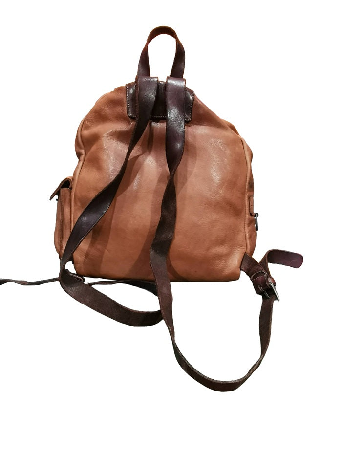 Zaino in pelle Pelletteria Allegrini Filippo 890 Marrone