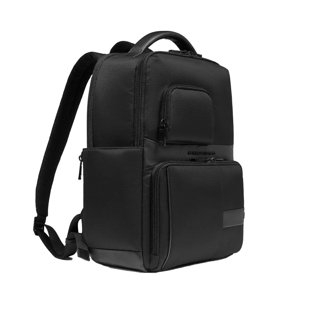 Zaino in tessuto e pelle porta pc 14" Piquadro CA6238W129 Nero