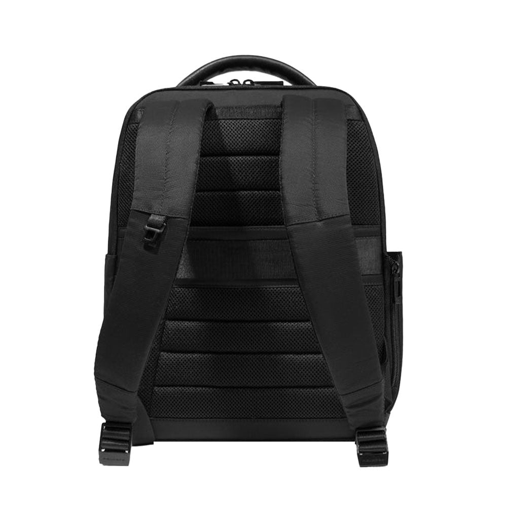 14" Laptop Backpack in Fabric and Leather Piquadro CA6238W129 Black