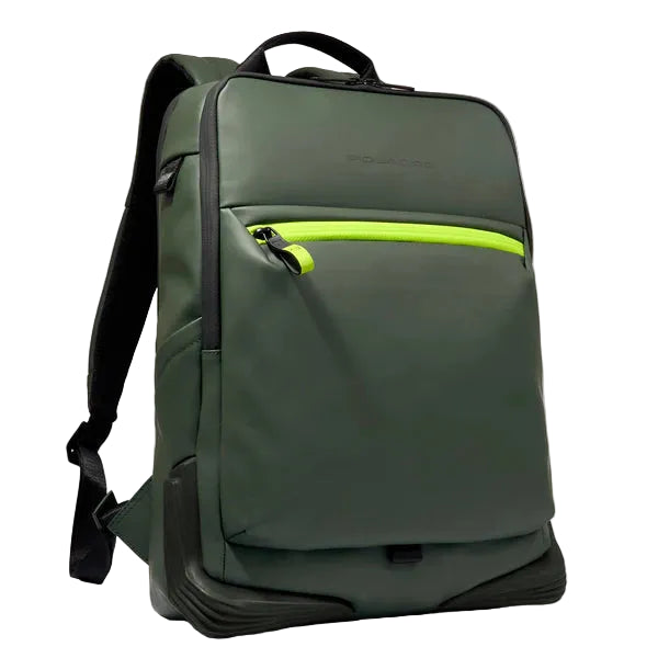 Rubberized Fabric Backpack Piquadro CA6465C2OW Green