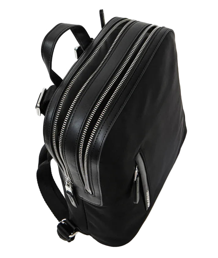 Zaino in tessuto Hunter Mandarina Duck P10VCT08 Nero