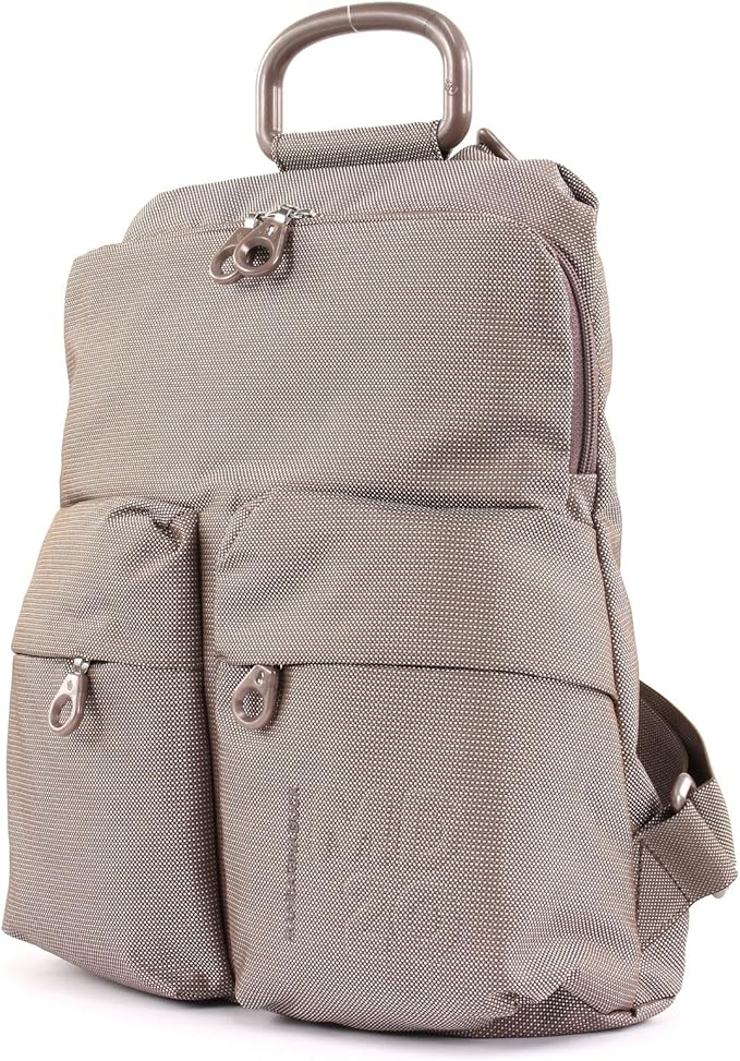 Fabric Backpack MD Mandarina Duck P10QMTZ4 Taupe