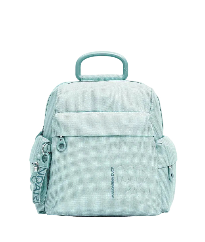 Backpack in fabric MD20 Mandarina Duck P10QMTT1 Iceberg green