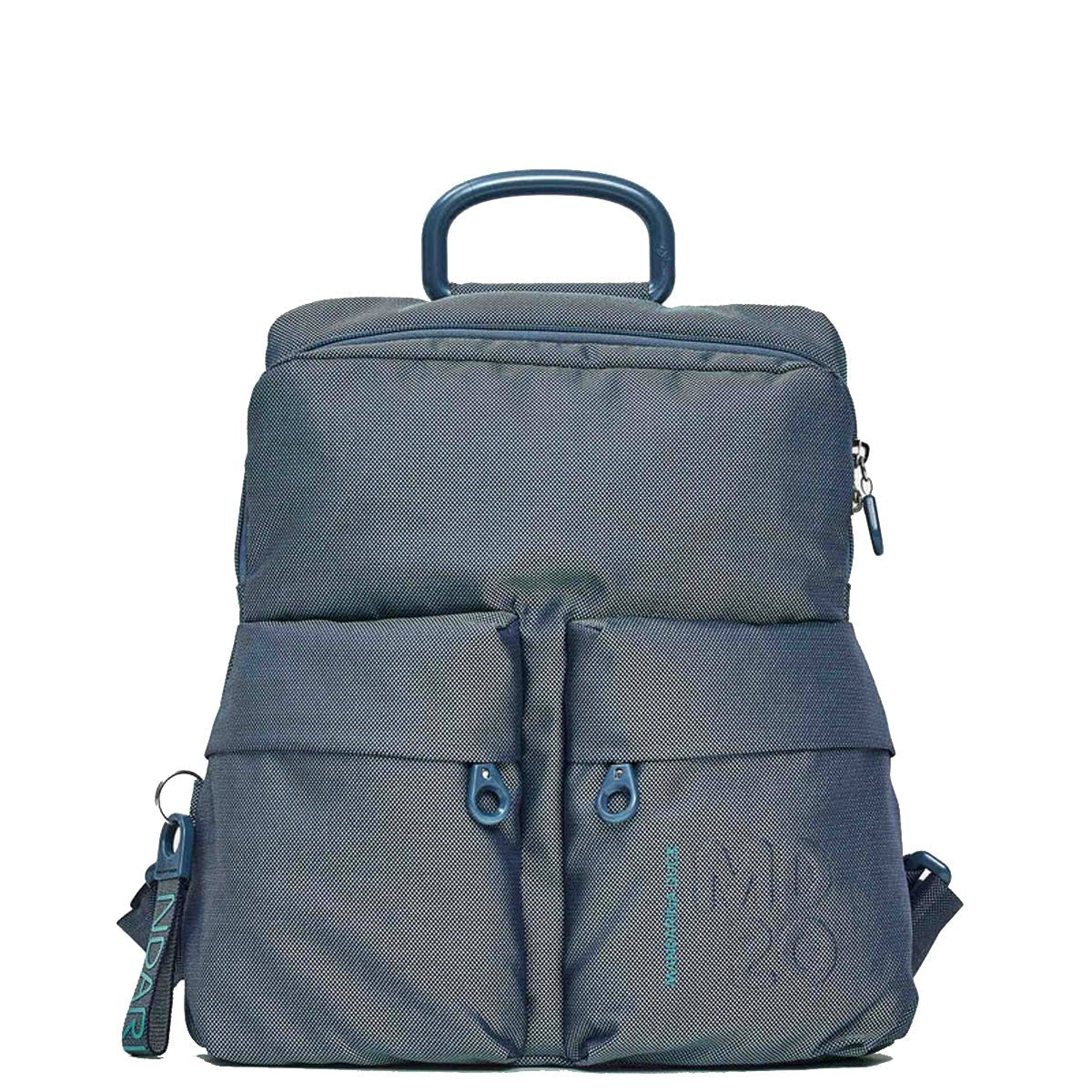 Zaino in tessuto MD20 Mandarina Duck P10QMTZ4 Blue wing - Pelletteria Allegrini