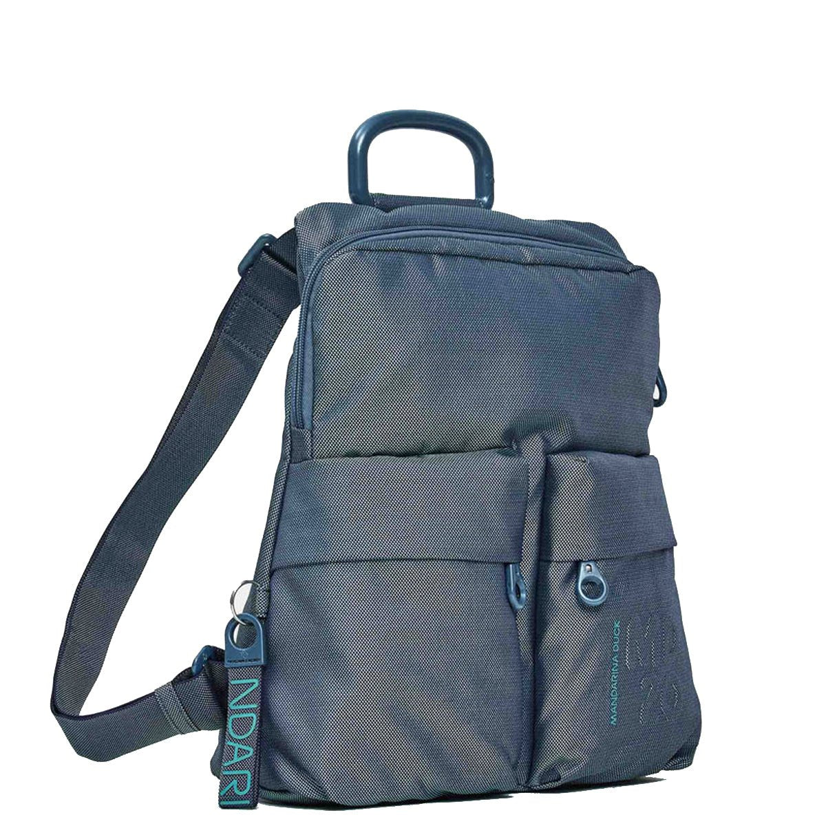 Zaino in tessuto MD20 Mandarina Duck P10QMTZ4 Blue wing - Pelletteria Allegrini