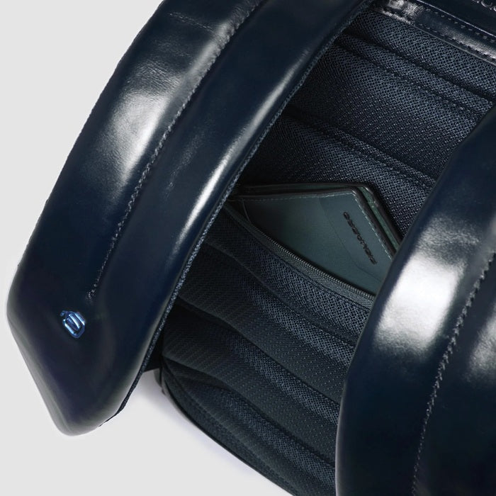 Zaino piccolo in pelle Piquadro CA3214B2 Blu