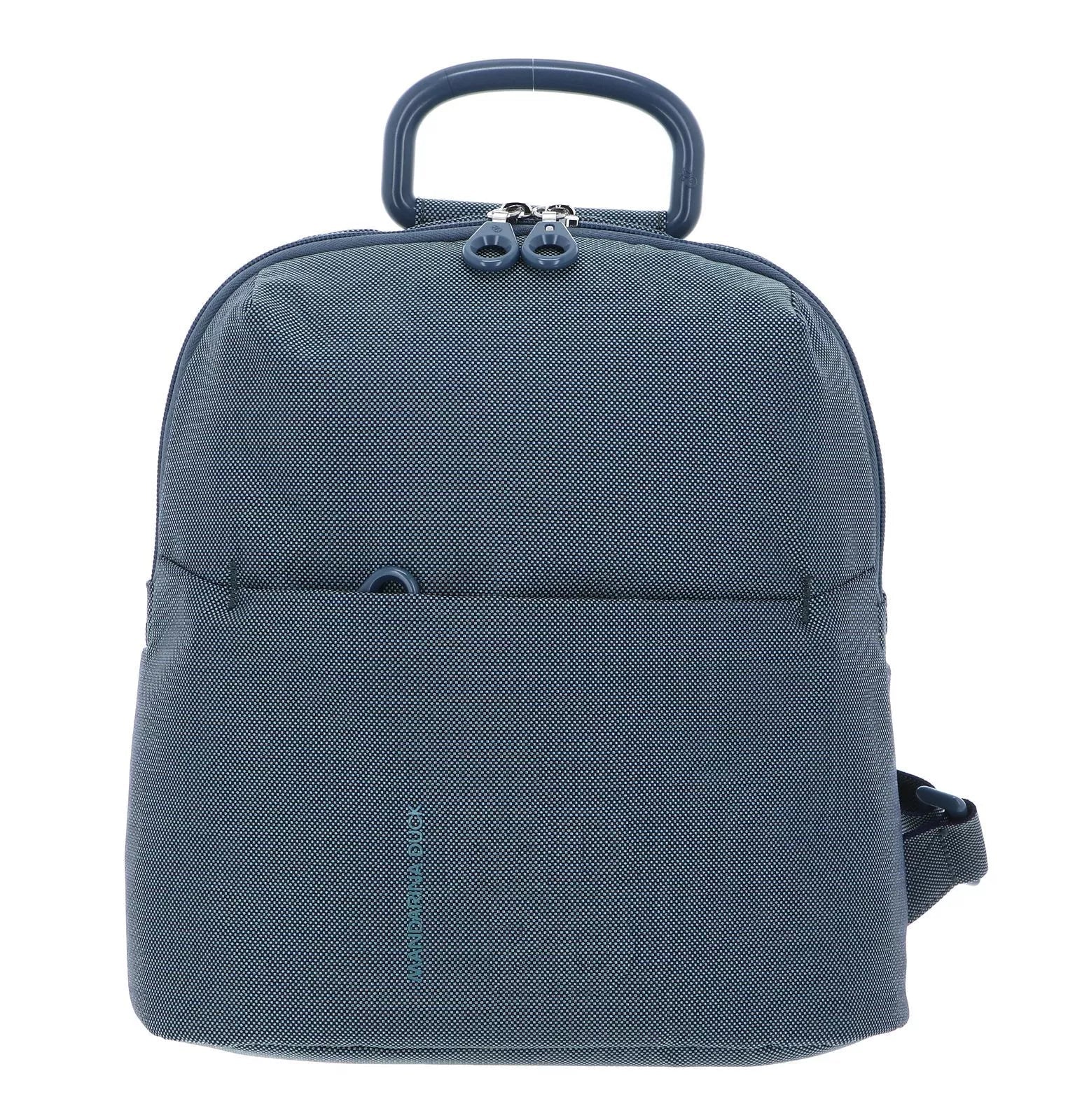 Zaino slim in tessuto MD Mandarina Duck P10QMT49 Blue wing - Pelletteria Allegrini