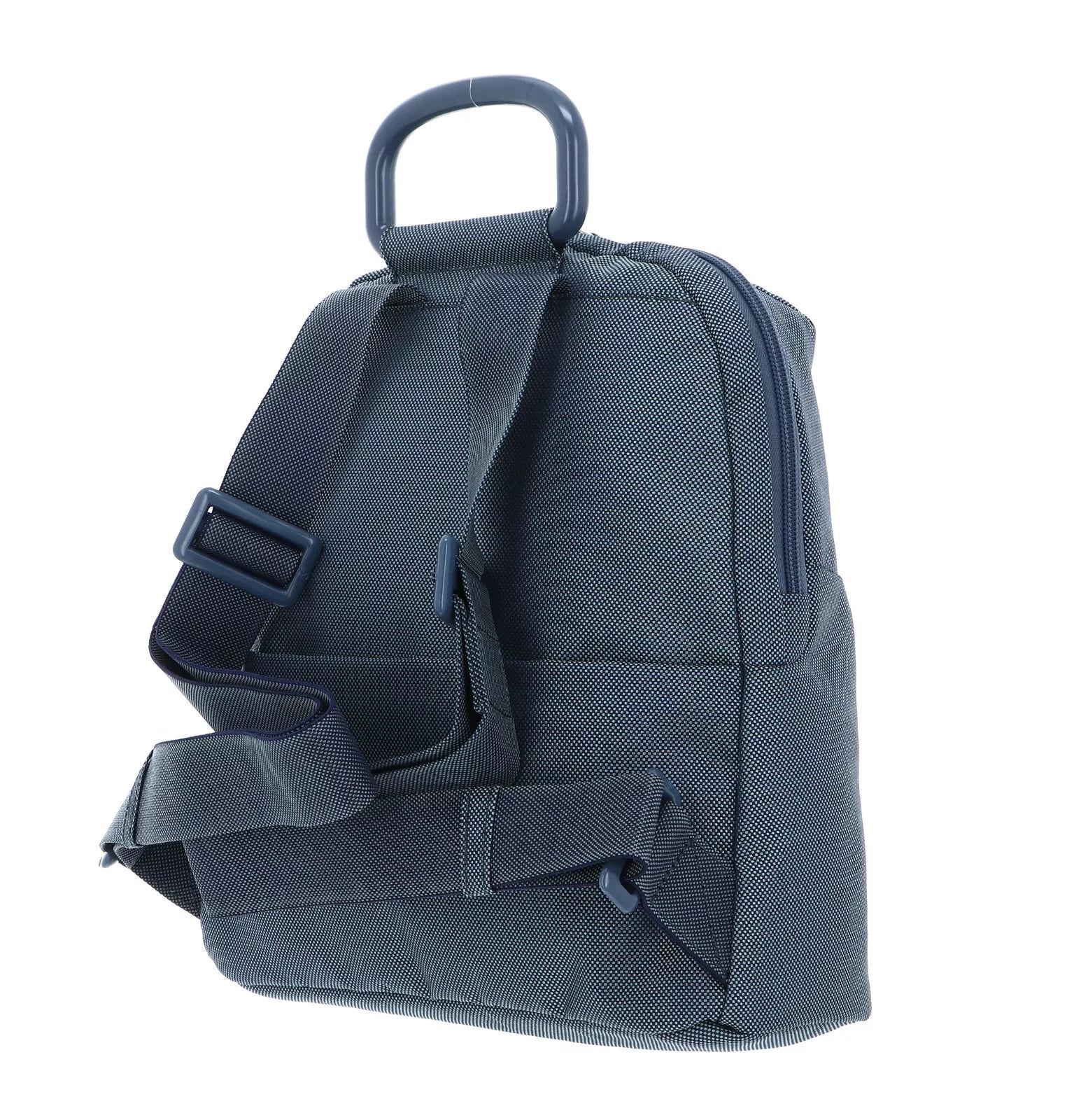 Zaino slim in tessuto MD Mandarina Duck P10QMT49 Blue wing - Pelletteria Allegrini