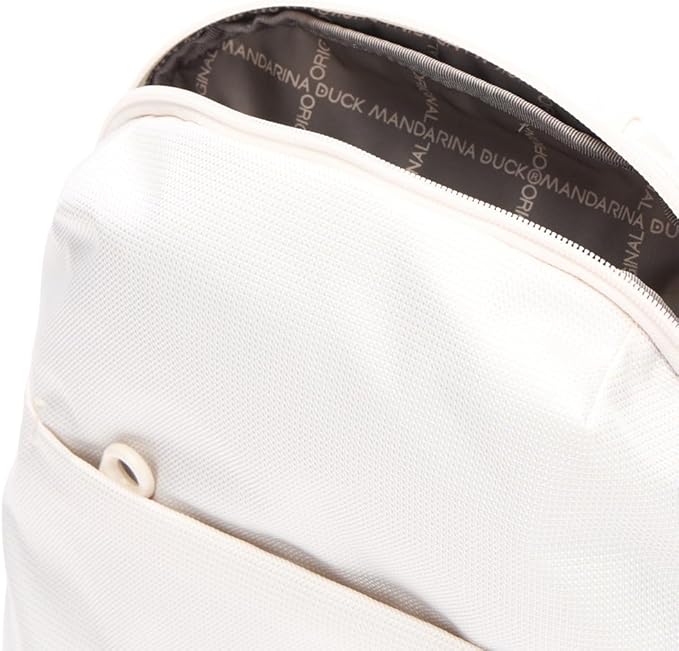 Zaino slim in tessuto MD20 Mandarina Duck P10QMT49 Latte
