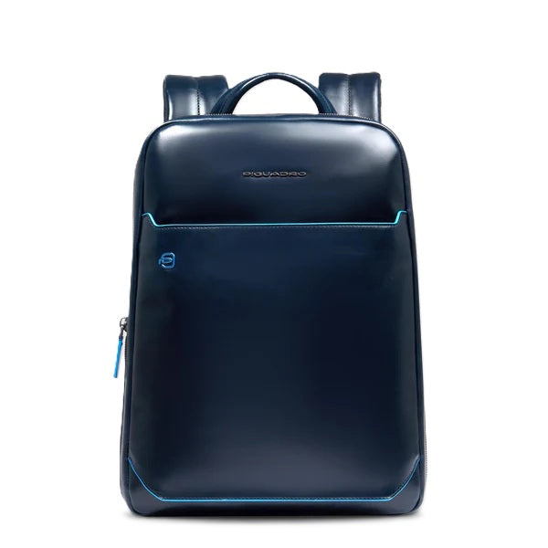 Zaino uomo in pelle porta pc 14" Piquadro CA6311B2 Blu