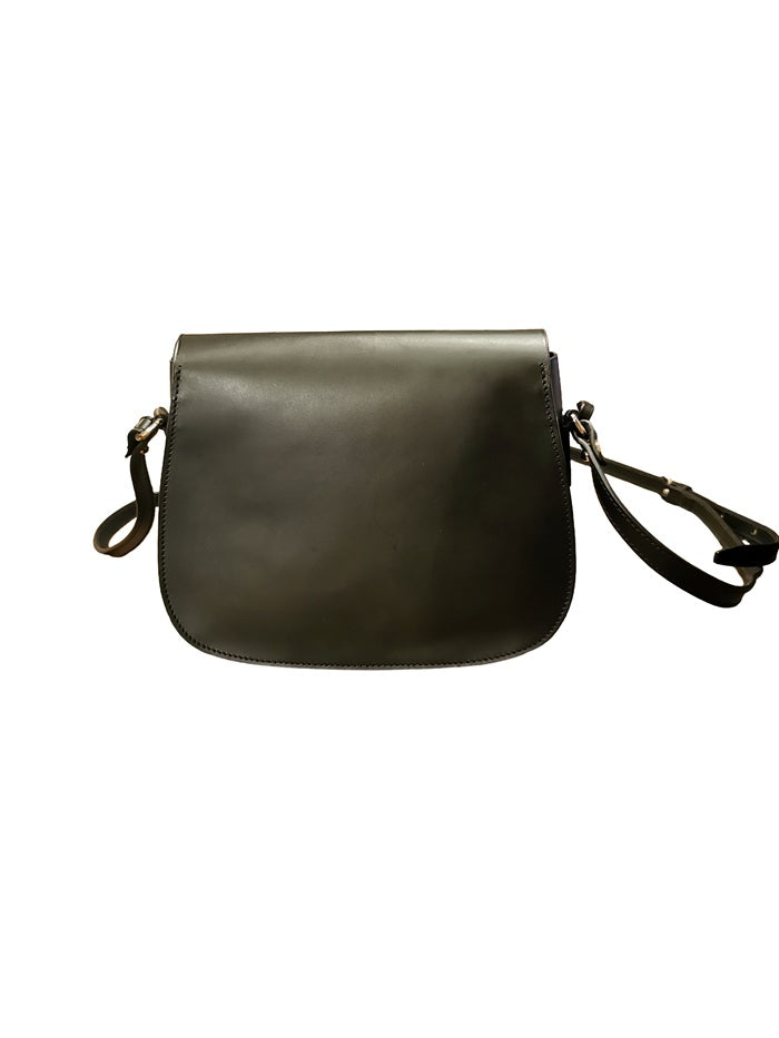 Borsa con tracolla in pelle Boldrini 07313 Nero