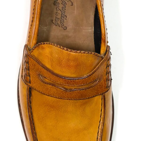 Mocassino d uomo in pelle Pelletteria Allegrini 1253 Cuoio