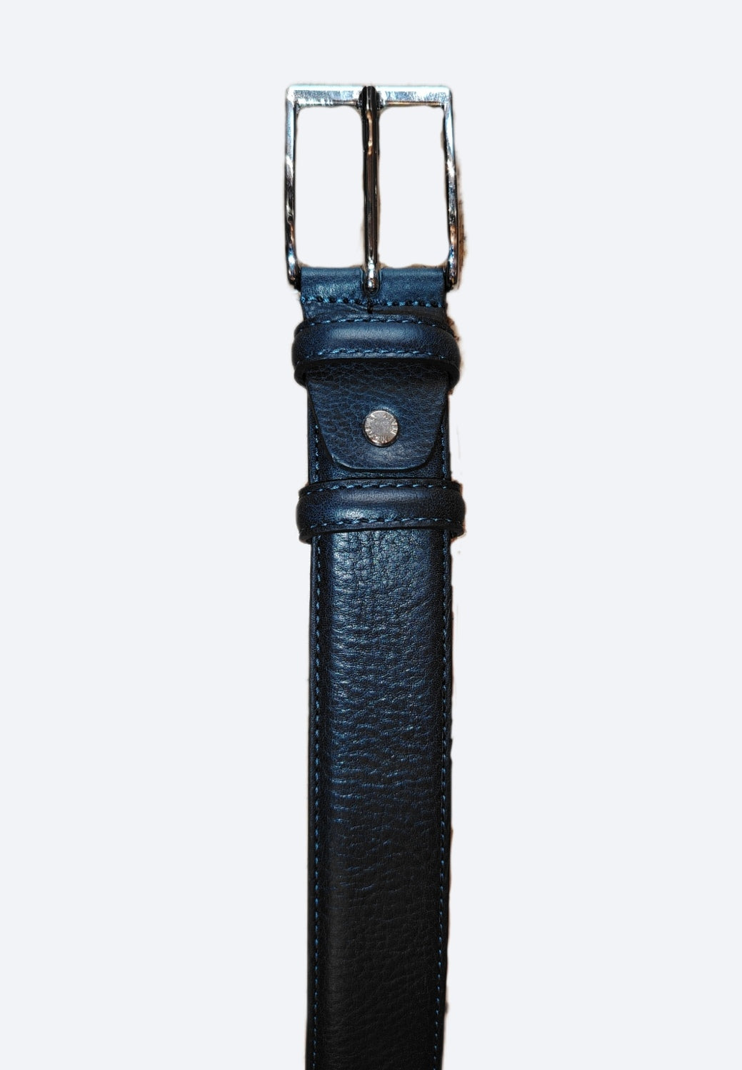 Cintura in pelle Pelletteria Allegrini Filippo 144/35 blu