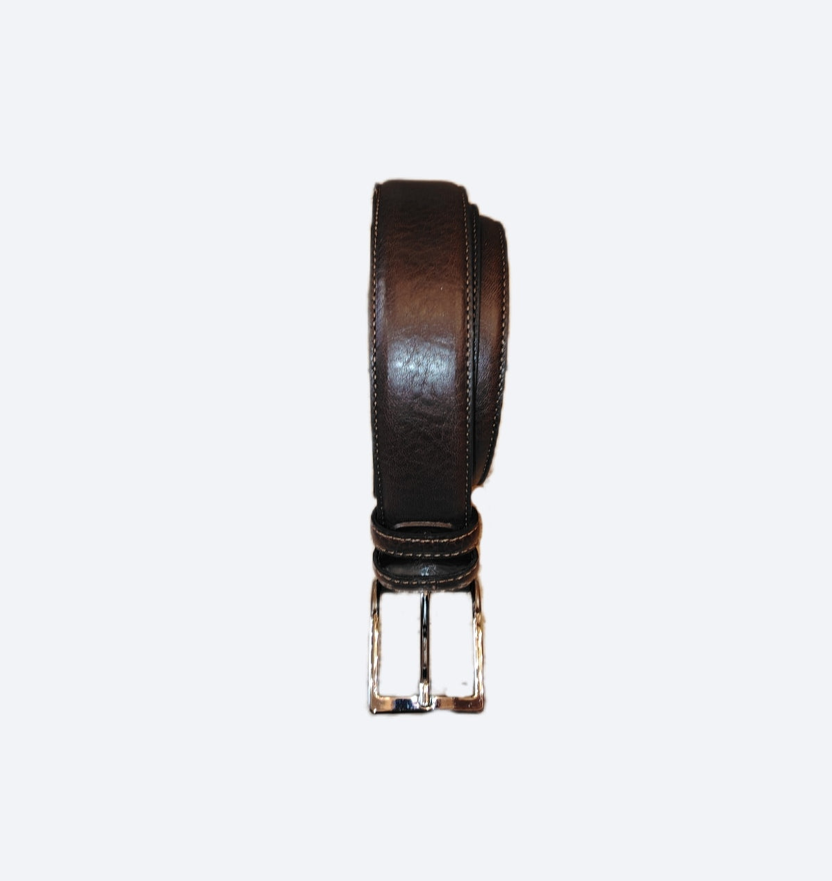 Cintura in pelle Pelletteria Allegrini Filippo 144/35 testa di moro