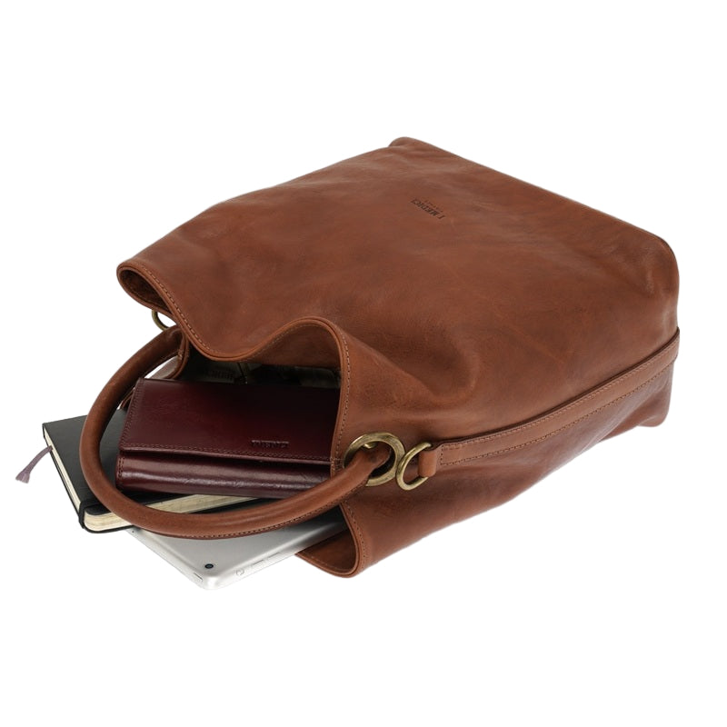 Secchiello in pelle I Medici 63/1575 marrone