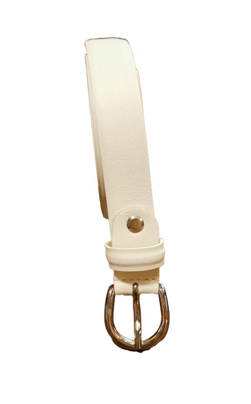 Cintura in cuoio Donna Pelletteria Allegrini Filippo 1852/25 bianco