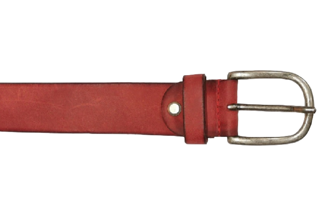 Cintura in pelle Pelletteria Allegrini Filippo 1916/35 rosso