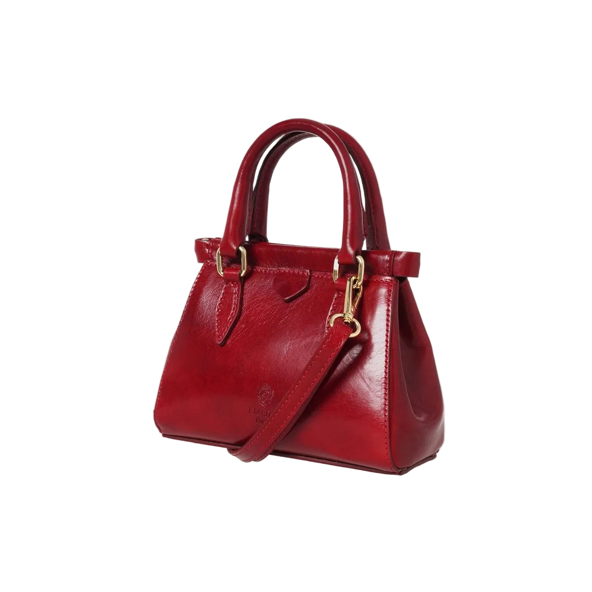Borsa piccola con tracolla in pelle I Medici 63/2460 Rosso