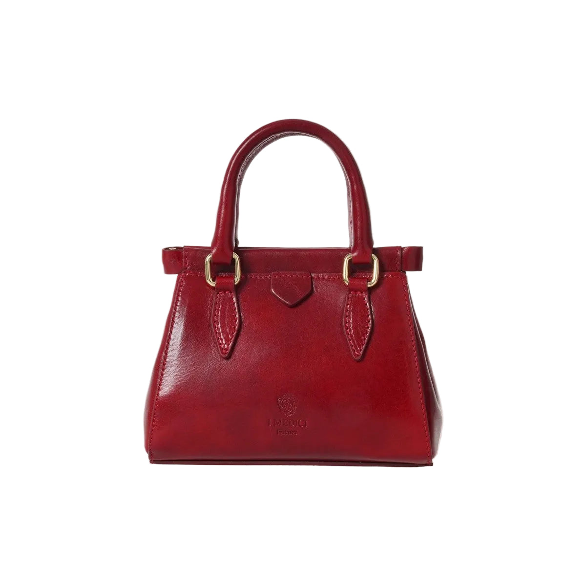 Borsa piccola con tracolla in pelle I Medici 63/2460 Rosso